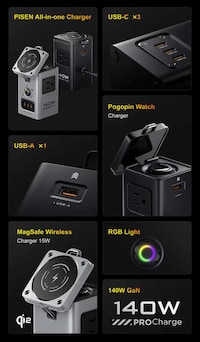 Eight-Device Desktop Power Hubs Image 2