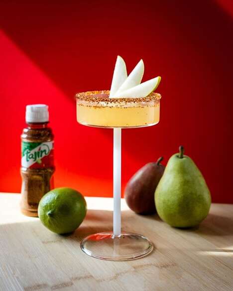 Spicy Pear Cocktails