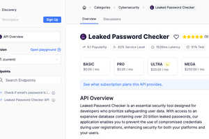 Leaked Password Checkers : leaked password