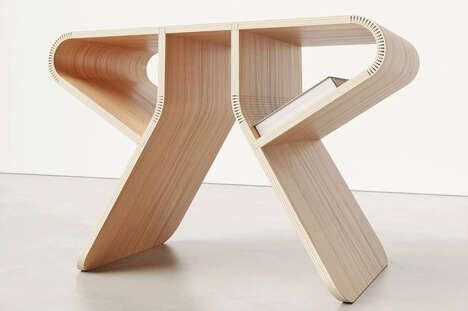Flat-Packed Wooden Stool