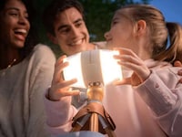 Outdoor Twisted Light Lanterns Image 1