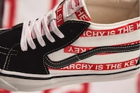 All-Over Patterned Skate Sneakers Image 4