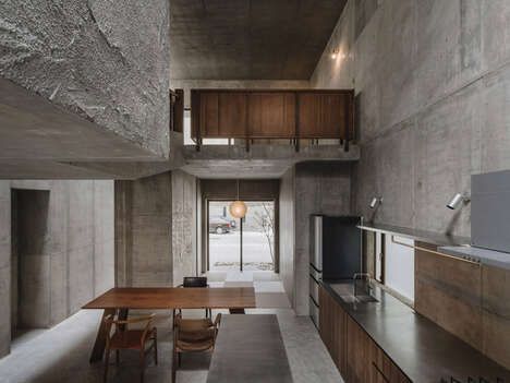 Raw Concrete Industrial Homes