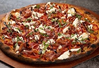 Honey-Drizzled Burrata Pizzas Image 1