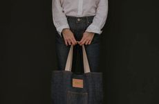 Oversized Denim Tote Bags