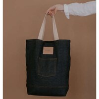 Oversized Denim Tote Bags Image 3