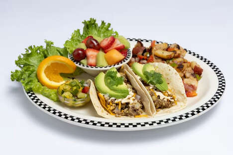 Fruit-Topped Breakfast Tacos