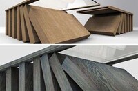 Tilted Glass Tables Image 2