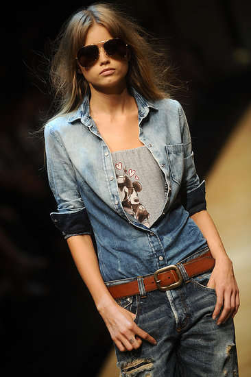 Cropped Denim Tuxedos