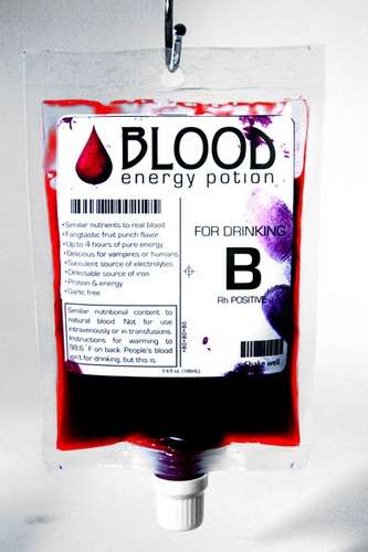 Synthetic Blood Beverages