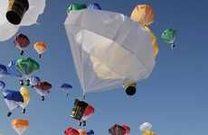 Parachuting Publicity Stunts