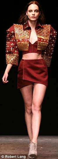 Spiked Shoulder Fashion Image 3
