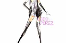 Sketched Couture Costumes