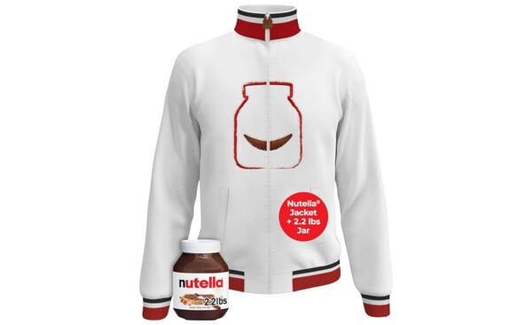 Celebratory Hazelnut Spread Jackets: The Nutella Zip-Up Marks the Brand ...