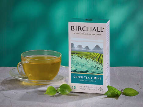 Cooling Mint-Flavored Teas