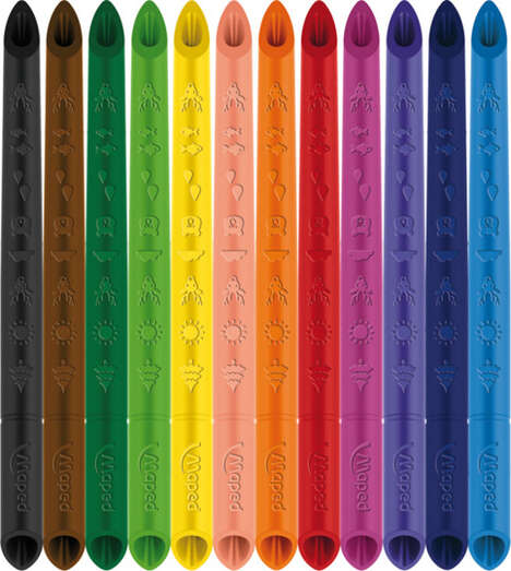 Self-Sharpening Coloring Pencils