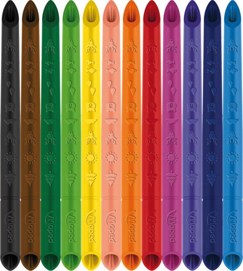 Self-Sharpening Coloring Pencils