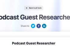 Podcast-Prepping Research Tools