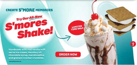S&rsquo;mores-Inspired Vanilla Shakes