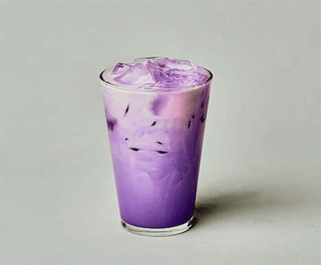 Pretty Purple Ube Lattes