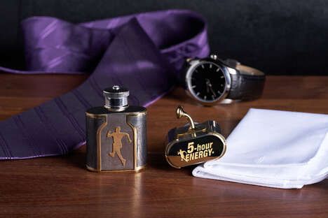Energizing Gold-Plated Cufflinks
