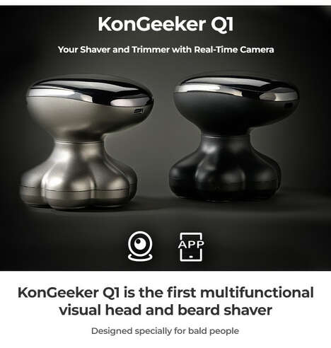 Camera-Equipped Beard Shavers