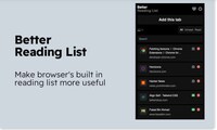 In-Browser Reading Lists Image 1