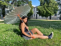 Space-Inspired Folding Umbrellas Image 3