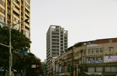 Gridded Screen Apartment Blocks