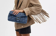 Resurging Quilted-Denim Handbags