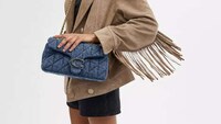 Resurging Quilted-Denim Handbags Image 1