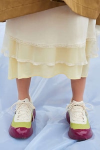 Sustainable Color-Blocked Sneakers Image 2