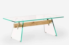 Juxtaposing Material Dining Tables