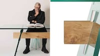 Juxtaposing Material Dining Tables Image 2