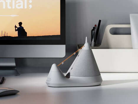 Sculptural Gondola-Inspired Speakers