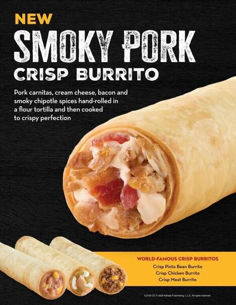 Crispy Pork Carnitas Burritos