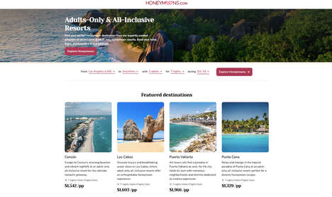 Personalized Honeymoon Booking Platforms