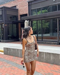 Leopard Mini Dresses
