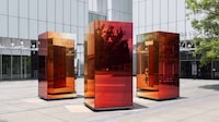 Artfully Rotating Glass Pillars Image 1