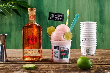 Rum-Infused Tropical Sorbets