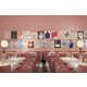 Artful Soft-Pink Dining Rooms Image 2