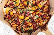 Spicy Stone Fruit Pizzas