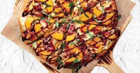 Spicy Stone Fruit Pizzas
