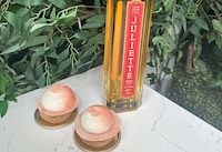 Peachy Choux Puff Pastries Image 1