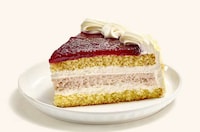 Layered Raspberry Cheesecake Desserts Image 1