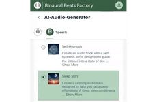 Personalized AI Sleep Stories