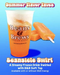 Swirled Creamsicle Drinks Image 1