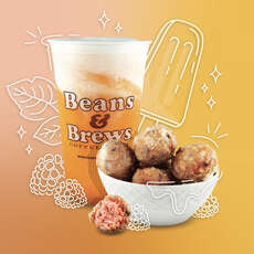 Chocolate Raspberry Donut Holes: Beans & Brews Donut Holes Now Come in ...