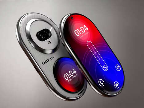 Posh Pill-Shaped Smartphones