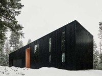 Black-Metal Angled Holiday Homes Image 1